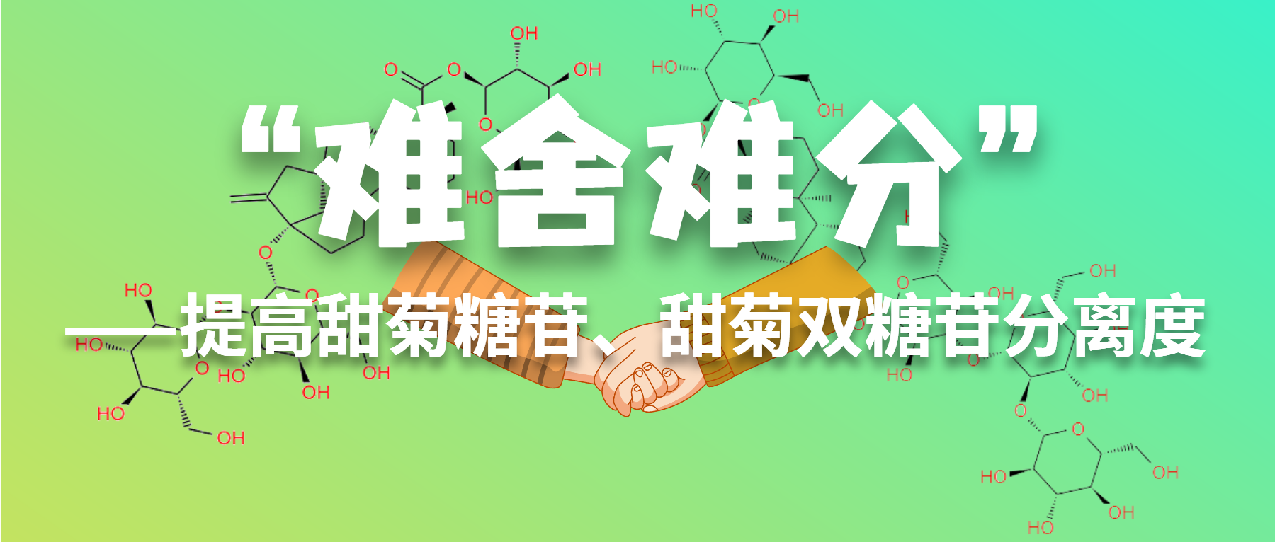 “難舍難分”——提高甜菊糖苷、甜菊雙糖苷分離度